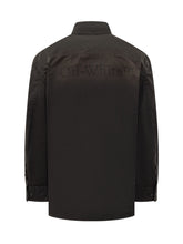 Off-White Camicia Nera con Tasche Frontali - Abbigliamento Uomo | Lidia Shopping