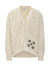 Off-White White Wool Cardigan - Collezione Happy Birthday | Lidia Shopping