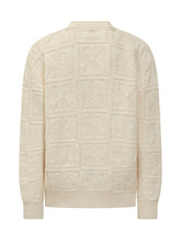 Off-White White Wool Cardigan - Collezione Happy Birthday | Lidia Shopping