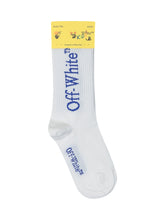 Off-White White Socks with Blue Logo - Collezione Happy Birthday | Lidia Shopping