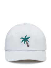 Alberto Bresci White Cap with Palm Embroidery - Collezione Happy Birthday | Lidia Shopping