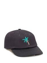 Alberto Bresci Black Cap with Palm Embroidery - Collezione Happy Birthday | Lidia Shopping