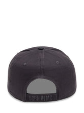 Alberto Bresci Black Cap with Palm Embroidery - Collezione Happy Birthday | Lidia Shopping