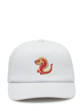 Alberto Bresci White Cap with Dragon Embroidery - Collezione Happy Birthday | Lidia Shopping