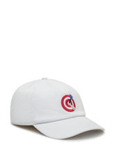 Alberto Bresci White Cap with Target Embroidery - Collezione Happy Birthday | Lidia Shopping