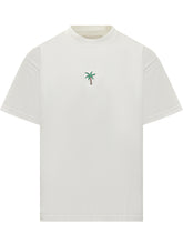 Alberto Bresci T-shirt with Palm Embroidery - Collezione Happy Birthday | Lidia Shopping