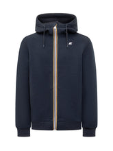 Felpa Blu con Zip K-Way - Abbigliamento Uomo | Lidia Shopping