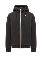 Felpa Nera con Zip K-Way - Abbigliamento Uomo | Lidia Shopping