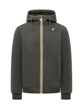 Felpa Verde con Zip K-Way - Abbigliamento Uomo | Lidia Shopping