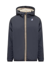 K-Way Giacca Blu con Cappuccio e Interno Teddy - Abbigliamento Uomo | Lidia Shopping