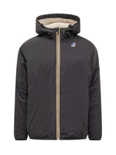 K-Way Black Jacket with Hood and Teddy Lining - Collezione Happy Birthday | Lidia Shopping