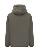 K-Way Giacca Verde con Cappuccio e Fodera in Sherpa - Abbigliamento Uomo | Lidia Shopping