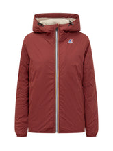 K-Way Bordeaux Jacket with Hood and Sherpa Lining - Collezione Happy Birthday | Lidia Shopping