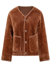 Urbancode Brown Faux Shearling Jacket - Collezione Happy Birthday | Lidia Shopping