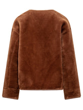 Urbancode Brown Faux Shearling Jacket - Collezione Happy Birthday | Lidia Shopping