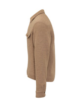 Tintoria Mattei 954 Beige Wool Jacket with Front Pockets - Collezione Happy Birthday | Lidia Shopping
