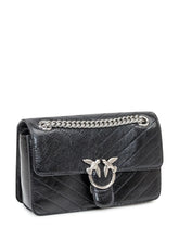 Pinko Love Mini Puff in black quilted leather - Collezione Happy Birthday | Lidia Shopping
