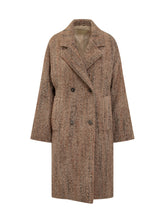 Monomì Cappotto Doppiopetto a Spina di Pesce - Abbigliamento Donna | Lidia Shopping