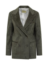 Blazer Momonì in Velluto Verde - Abbigliamento Donna | Lidia Shopping