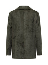 Blazer Momonì in Velluto Verde - Abbigliamento Donna | Lidia Shopping