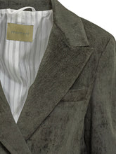 Blazer Momonì in Velluto Verde - Abbigliamento Donna | Lidia Shopping