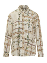 Monomì Camicia in Raso Fantasia Floreale - Abbigliamento Donna | Lidia Shopping