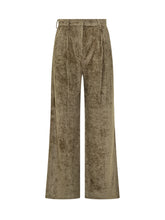 Monomì Pantaloni in Velluto a Coste Verde - Abbigliamento Donna | Lidia Shopping