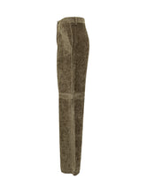 Monomì Pantaloni in Velluto a Coste Verde - Abbigliamento Donna | Lidia Shopping