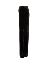 Monomì Pantaloni in Velluto Nero - Abbigliamento Donna | Lidia Shopping