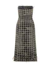 Diesel Abito Bustier Lungo Pied de Poule - Abbigliamento Donna | Lidia Shopping