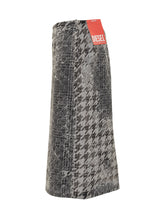 Diesel Houndstooth Distressed Pencil Skirt - Collezione Happy Birthday | Lidia Shopping