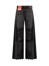 Diesel Jeans Wide Leg Effetto Consumanto - Abbigliamento Donna | Lidia Shopping