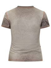 Diesel T-shirt Nera con Logo Grafico - Abbigliamento Donna | Lidia Shopping