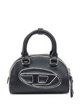 Diesel Black Bowling Bag with Maxi Logo - Collezione Happy Birthday | Lidia Shopping
