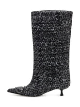 Diesel Tweed Boots with Kitten Heel and Buckle - Collezione Happy Birthday | Lidia Shopping