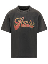 Amiri T-Shirt Nera Logo Glitter - Abbigliamento Uomo | Lidia Shopping