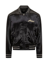 Amiri Bomber Satin Nero - Abbigliamento Uomo | Lidia Shopping