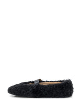 Ferragamo Ballerine in Shearling Nero con Fibbia - Collezione Happy Birthday | Lidia Shopping