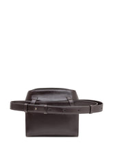 Ferragamo Brown Leather Handbag with Gold Buckle - Collezione Happy Birthday | Lidia Shopping