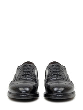 Premiata Black Leather Brogue Lace-Ups - Collezione Happy Birthday | Lidia Shopping