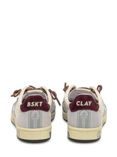 Premiata White and Grey Leather Suede Sneakers - Collezione Happy Birthday | Lidia Shopping
