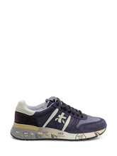 Premiata Sneakers in Suede Blu con Dettagli a Contrasto - Collezione Happy Birthday | Lidia Shopping