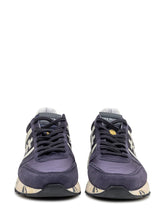 Premiata Sneakers in Suede Blu con Dettagli a Contrasto - Collezione Happy Birthday | Lidia Shopping