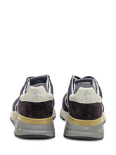 Premiata Sneakers in Suede Blu con Dettagli a Contrasto - Collezione Happy Birthday | Lidia Shopping