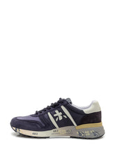 Premiata Sneakers in Suede Blu con Dettagli a Contrasto - Collezione Happy Birthday | Lidia Shopping