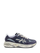 Moerun Sneakers Running Blu in Pelle e Tessuto - Collezione Happy Birthday | Lidia Shopping