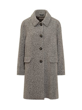 Cinzia Rocca Houndstooth Wool Coat - Cinzia Rocca | Lidia Shopping