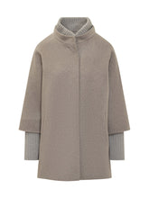 Cinzia Rocca Cappotto con Dettagli a Coste - Abbigliamento Donna | Lidia Shopping