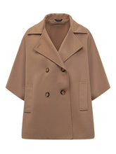 Cinzia Rocca Camel Short Cashmere Coat - Collezione Happy Birthday | Lidia Shopping
