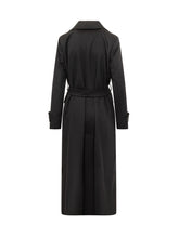 Cinzia Rocca Black Long Cashmere Coat with Belt - Collezione Happy Birthday | Lidia Shopping